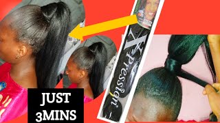 How To Make Ponytail/Packing Gel Hairstyle With Attachment
