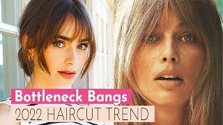 2022 Haircut Trend ▶ Bottleneck Bangs