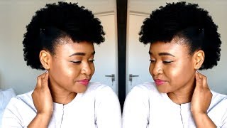 Afro Mohawk Hairstyle Tutorial