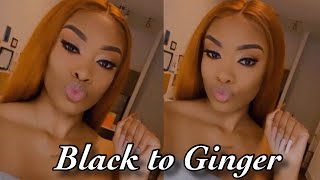 The Perfect Ginger Hair Color For Fall | Using Adore Dye | Black Women