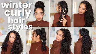 Easy Hairstyles For Curly Hair - Winter 2022