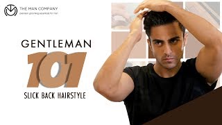 How To Use Hair Pomade For Getting Slick Back Hairstyle | Hair Styling Pomade By The Man Company