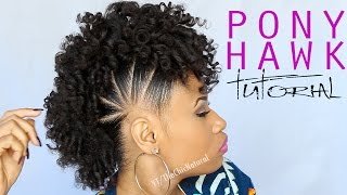 The Pony Hawk | Natural Hairstyle