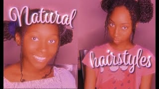 Cute Trendy Natural Hairstyles For Black Women | Natural Hair | How To