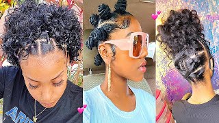 Trendy & Cute Natural Hairstyles - 2021 Compilation