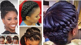 Latest And Unique Goddess Braids Hairstyles For Black Women.