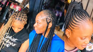 2021 Beautiful & Adorable  African #Braided Hairstyles Trends With Unique Cornrows To Try