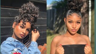 Cute And Trendy Hairstyles You Need To Try On Natural Hair ||Hairstyle Beauty