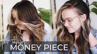 Money Piece Hair Technique | How To Do A Face Frame On A Dimensional Balayage (New Hair Trend 2019)