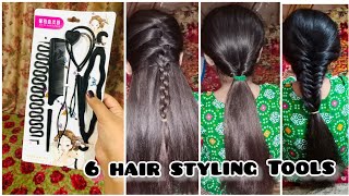 Trying 6 Different Tricky Hairstylingtools | Useful Hairstyling Accessories