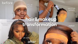 Hair And Makeup Transformation Ft Donmily Hair | I Needed A Pick Me Up