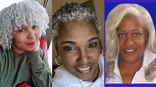 60 Natural Gray Long And Short Hairstyles For Ageless Black Women