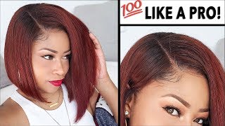 Easy How To Install Lace Wigs! ➟ (No Glue, No Sew, No Band!!)
