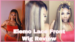 Elemo Hair Highlight Camel Brown Lace Front Wig Review | Akeira Janee'
