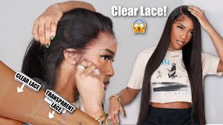 *New* Clear Invisible Lace Wig | No Plucking, No Bleaching, Glueless Install Ft Xrsbeauty