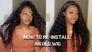 How To Re Install Your Old Frontal Wig Using Bold Hold Lace Glue
