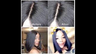 The Perfect Affordable Summer Blunt Cut Bob Ft. April Lace Wigs| Natural Part/ No Bleaching