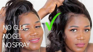 What Lace ?!No-Glue ,No Gel ,Undetectable Lace Wig Install |Divaswigs