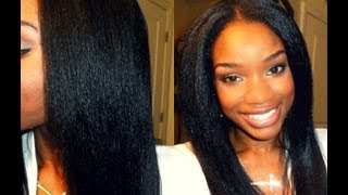 Kinky Straight U-Part Perfect For Natural Hair Younique Lace Wigs