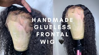 How To Make A Glueless Frontal Wig By Hand