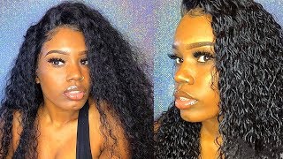 Flawless Deep Curly 13X4 Lace Wig Install |Got2B Glued Spray Method | Dolago.Com