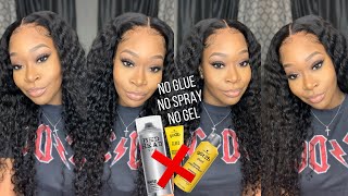 No Glue, No Gel, No Spray | Completely Glueless Wig Install Ft. Tinashe Hair