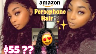 Amazon Prime Cheap Lace Front Human Hair Wigs//Persephone $55.99 Human Lace Wigs