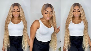 Crimped My Hair | Outre Lace Front Wig - Anabel