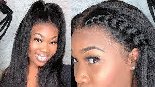 The Most Natural Kinky Straight Lace Wig | No Baby Hair | Rpg Hair
