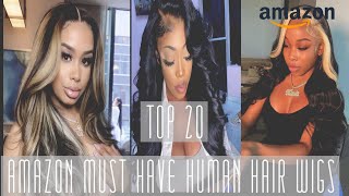 Top 20 Must Have Amazon Human Hair Wigs #Amazonwigs #Musthaves *Links Included* #Tiktok #Amazon