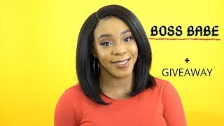 Sensationnel Curls Kinks & Co Synthetic Empress Lace Front Wig - Boss Babe +Giveaway --/Wigtypes.Com