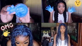 This Is Crazy!!!  Trying Hair Color Wax On My Hair | Tinashe Hair