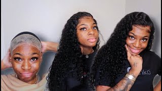 The Best Curly Hair On Aliexpress | Installing A Frontal Wig For The First Time