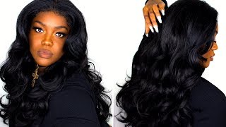 $40 Bombshell Hair?!? How I Customize And Apply My Synthetic Lace Wigs For Beginners