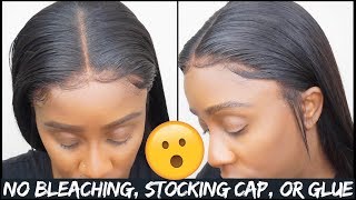 Secrets Revealed! | Lace Frontal Wig Install | No Bleach Knots, Stocking Cap, Or Glue | African Mall