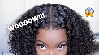 This Curly Hair Is Everything!! Melted Lace Frontal! No Glue