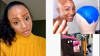 How To Make A Glueless Lace Front Wig + Measurements + Elastic Band Method For Beginners | Hand Sewn