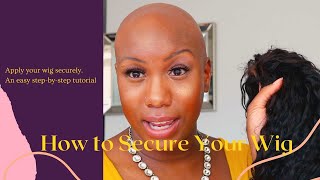 Secure Your Wig ︱How To Put On A Wig For Beginners︱Wig Tutorial Alopecia︱Easy Wig Install