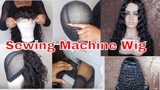 How To Make Sewing Machine Wig | Diy Frontal Wig | Detailed | Beautiful Yas Hair