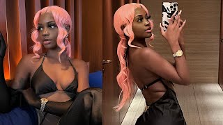 Must Have Pink Lace Front Wig The Perfect Pink !!!  Start To Finish Install Ft. Isee Hair