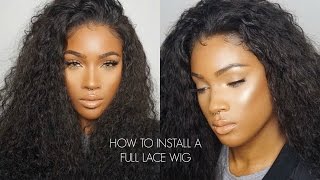 How To Install A Full Lace Wig Ft. Yariszbeth