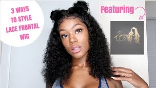 3 Ways To Style Kinky Curly Lace Frontal Wig
