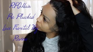 No Plucking Required!!! 360 Lace Frontal Wig Review | Rpghair