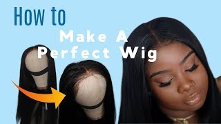 Very Detailed !! Making A Wig Using 13X6 Lace Front & Install | #Klaiyihair