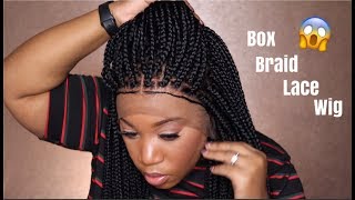 This Looks So Realistic  | Box Braid Lace Frontal Wig | Rayzeesignaturehairs