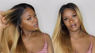 Affordable Honey Blonde Lace Front Wig | Tinashe Hair