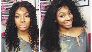 Cambodian Virgin Deep Curly Lace Frontal Wig | Styling --Dyhair777