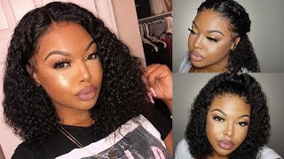 How To Slay & Style Curly Lace Wig 180% Density Under $140