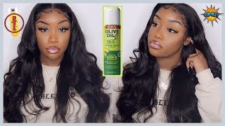 Omg ! Affordable 370 Lace Wig. Melting My Lace With New Ors Super Hold Spray X Alipearl Hair