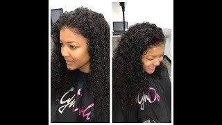 How To Install Full Sew In / 360 Lace Frontal! No Glue!